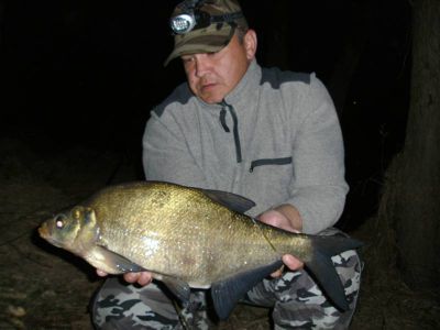 Brasse, gefangen im April 2011 von Marco Gieling im Teich Wittig.